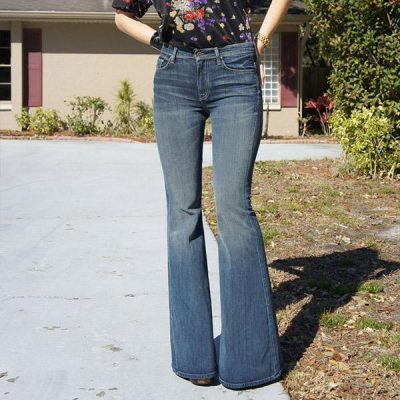 Vintage Organic Denim Elephant Bell Bottom Jeans – Pure Fit Story