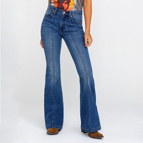 Modern Women’s Heritage Seamed Light Flare Jeans – Pure Fit Story