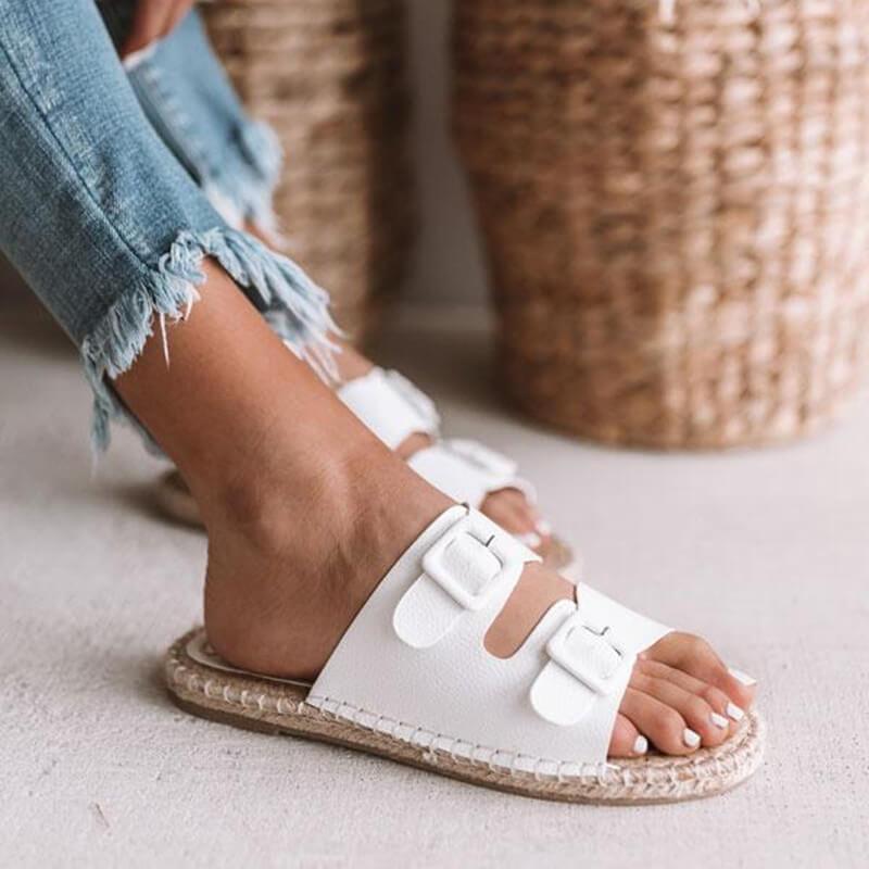 2019 New Adjustable Herb Sole Flat Women’s Sandals-Suitable for any ...