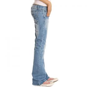 Women’s 70s Stretch hip Hugger Vintage Basic Regular Fit Boot Cut Jeans ...