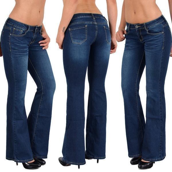 Low-waist Boot Cut Ladies Flare Jeans – Pure Fit Story