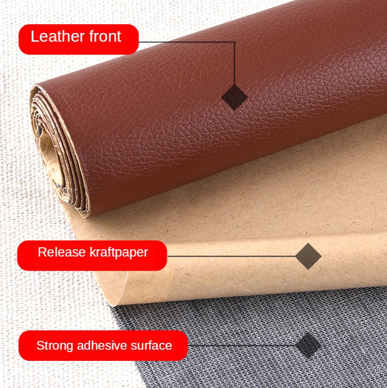 1 Pcs 60x25cm Sofa Repair Leather Patch Self-adhesive Sticker For Chair Seat Bag